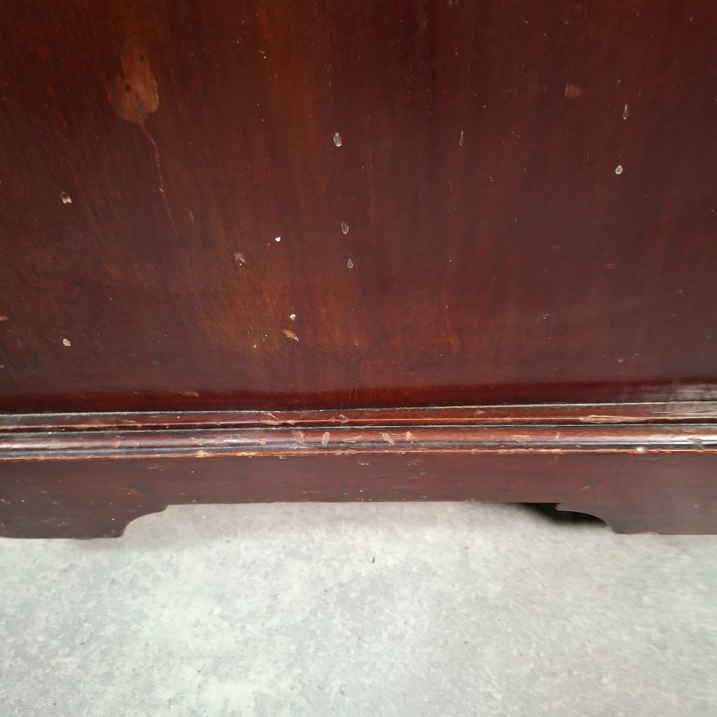 Antique 10” 78rpm Gramophone Record Cabinet on Castors Shellac Disc Storage Unit