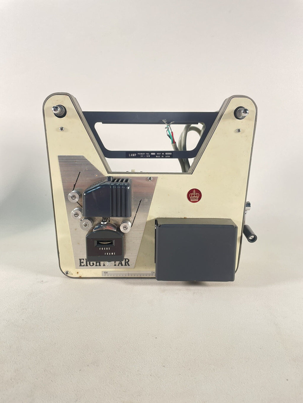 King Eightstar 8mm Film Editor / Viewer - 6V 10W Lamp - Made in Japan - 1960s Vintage - With Original Box - Pre-Owned