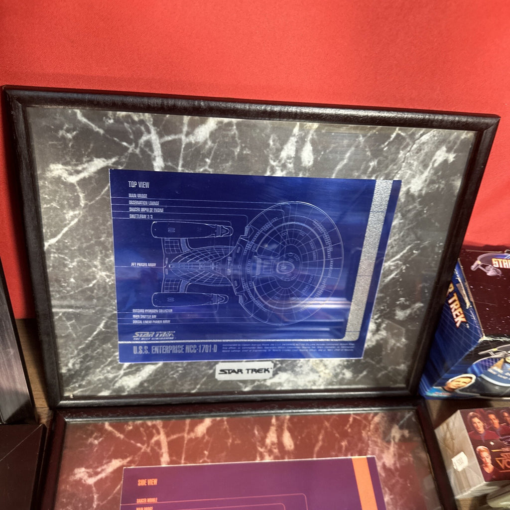 Star Trek Trading Cards Film Cells Framed Photos Etc Collectable Bundle