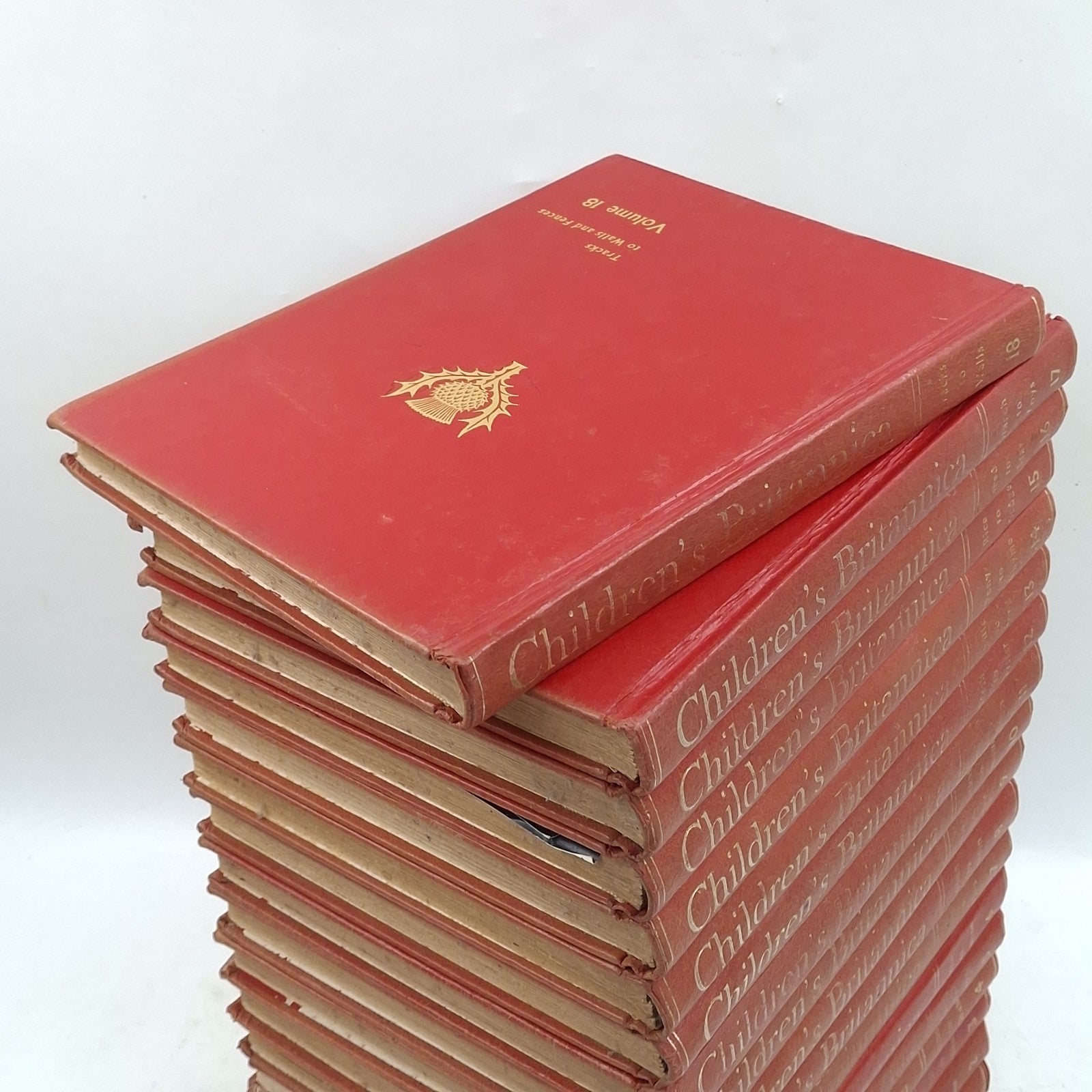 Children's Encyclopaedia Britannica | 2nd Edition 1969 | Complete 20-Volume Set | Used Vintage