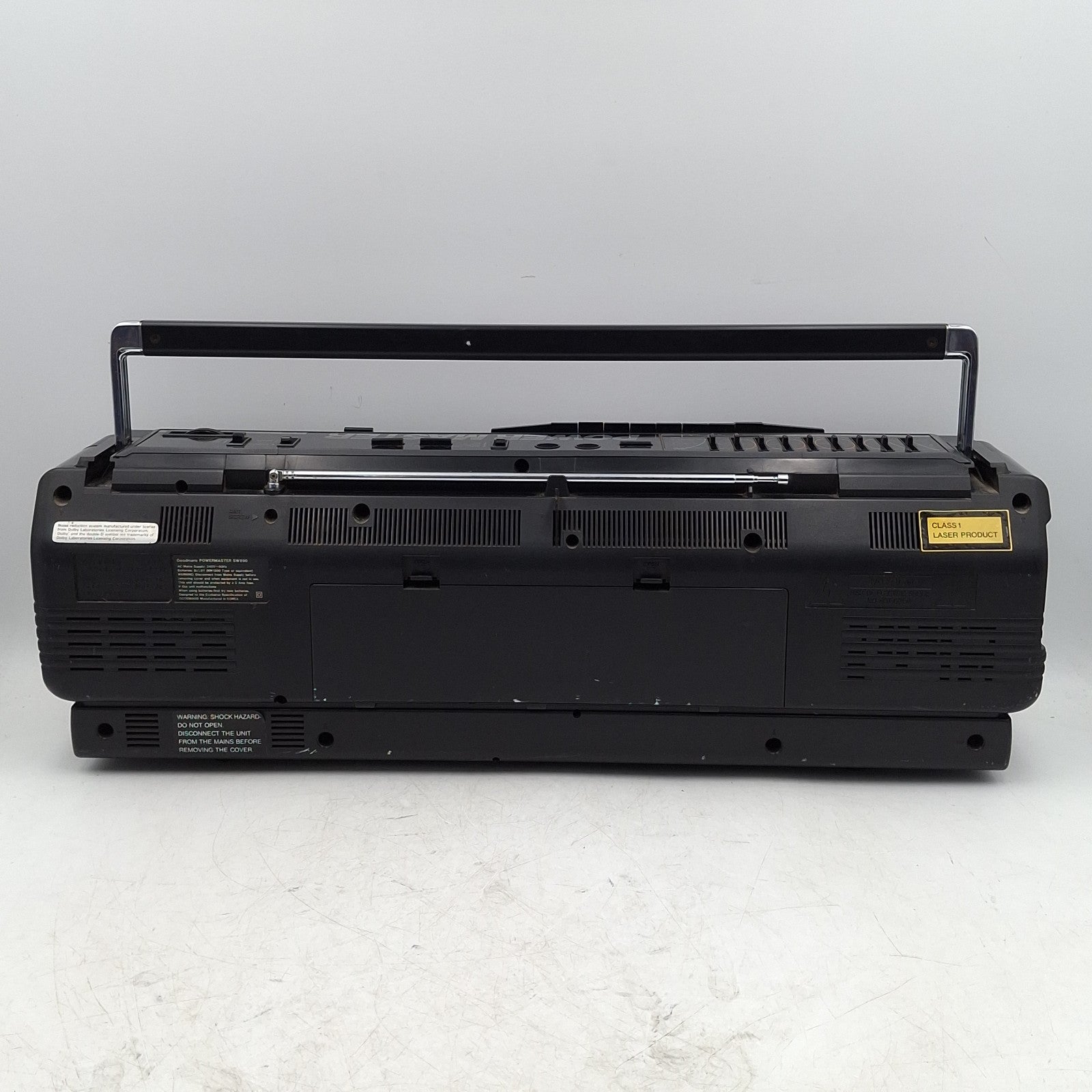 Goodmans SW890 Ghetto Blaster CD Tape Radio Boombox EQ Rare Vintage Stereo Prop