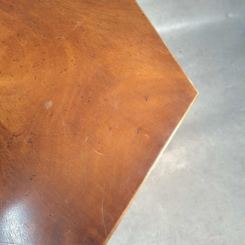 Wine Table Bevan Funnell Reprodux Mahogany Hexagonal Pedestal Tripod Base