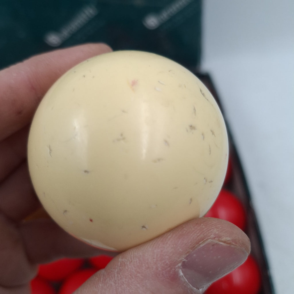 Aramith Premier Snooker Balls Full Set 2 1/16" - Made in Belgium - Used