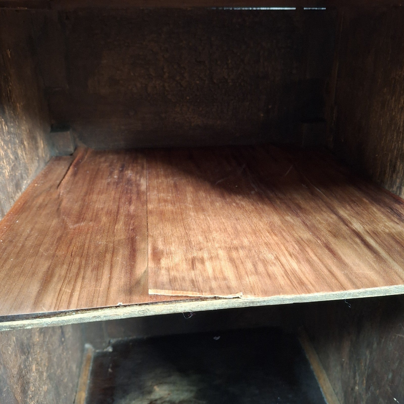 Antique 10” 78rpm Gramophone Record Cabinet on Castors Shellac Disc Storage Unit