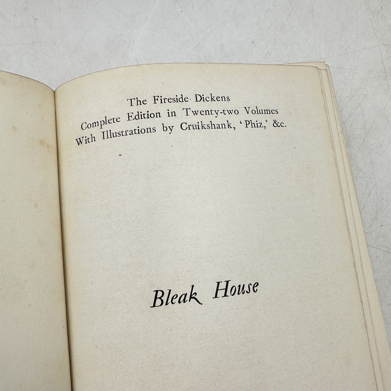 Collection 22 Books Fireside Dickens Works Chapman Hall Illustrated FULL LEATHER