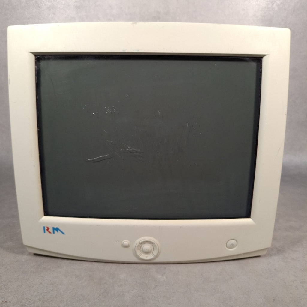 RM RM700 17" CRT VGA Monitor | Beige | c.2001 | Faulty / For Parts | Retro Vintage PC
