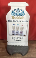 Rodda’s Party Cream Teas Milk Churn Shaped Sign Flexi Advertisement 88x42cm