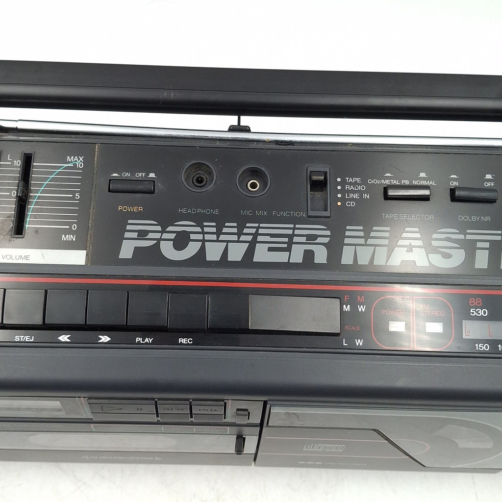 Goodmans SW890 Ghetto Blaster CD Tape Radio Boombox EQ Rare Vintage Stereo Prop