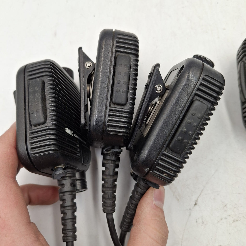 Sonic Communications Speaker-Microphone Handmic x5 + Niros 9261 x1 - Job Lot Bundle - Used - Spares or Repair