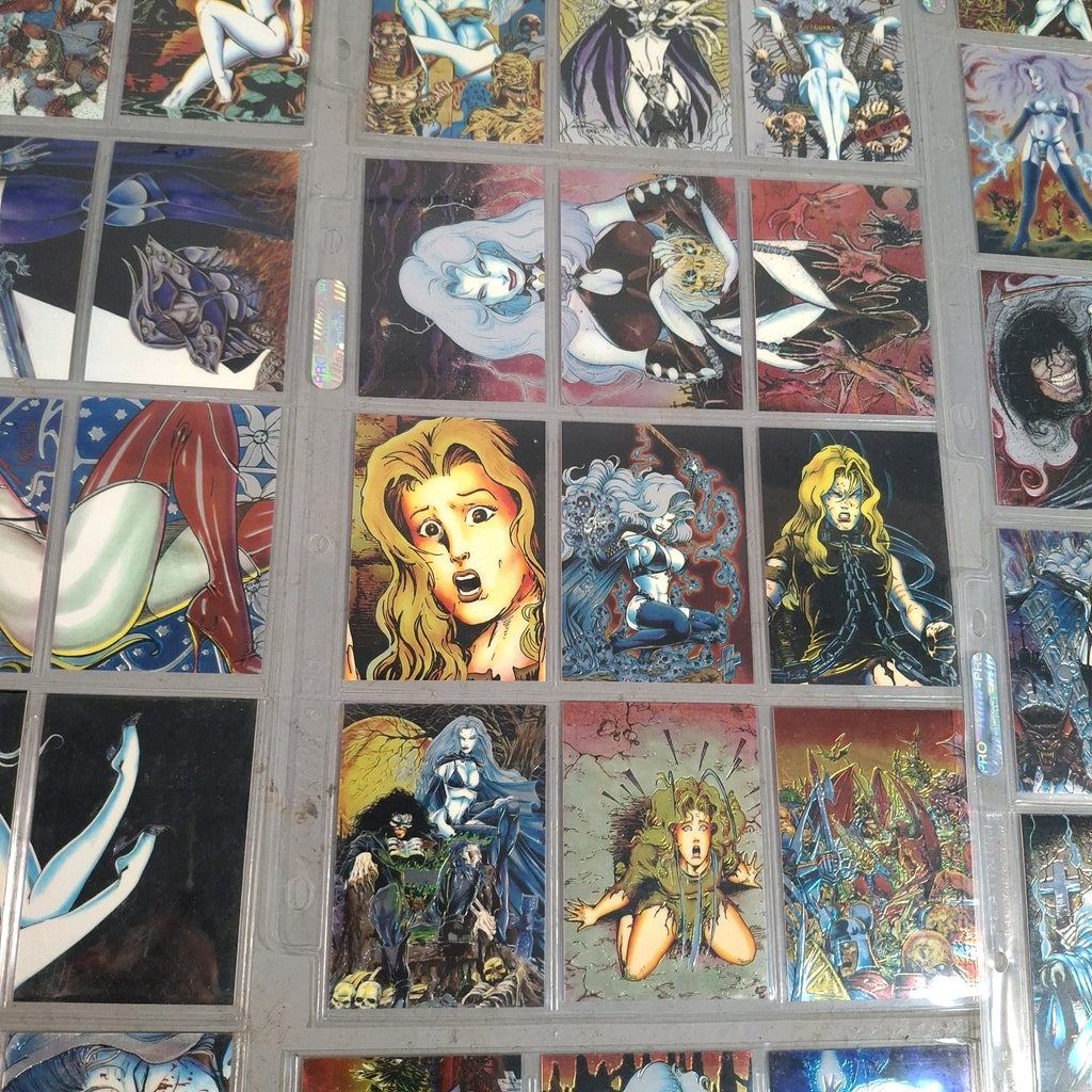 Lady Death 1994 Chromium Trading Card Set #1-100 - Chaos Comics - Complete Set - Pre-Owned
