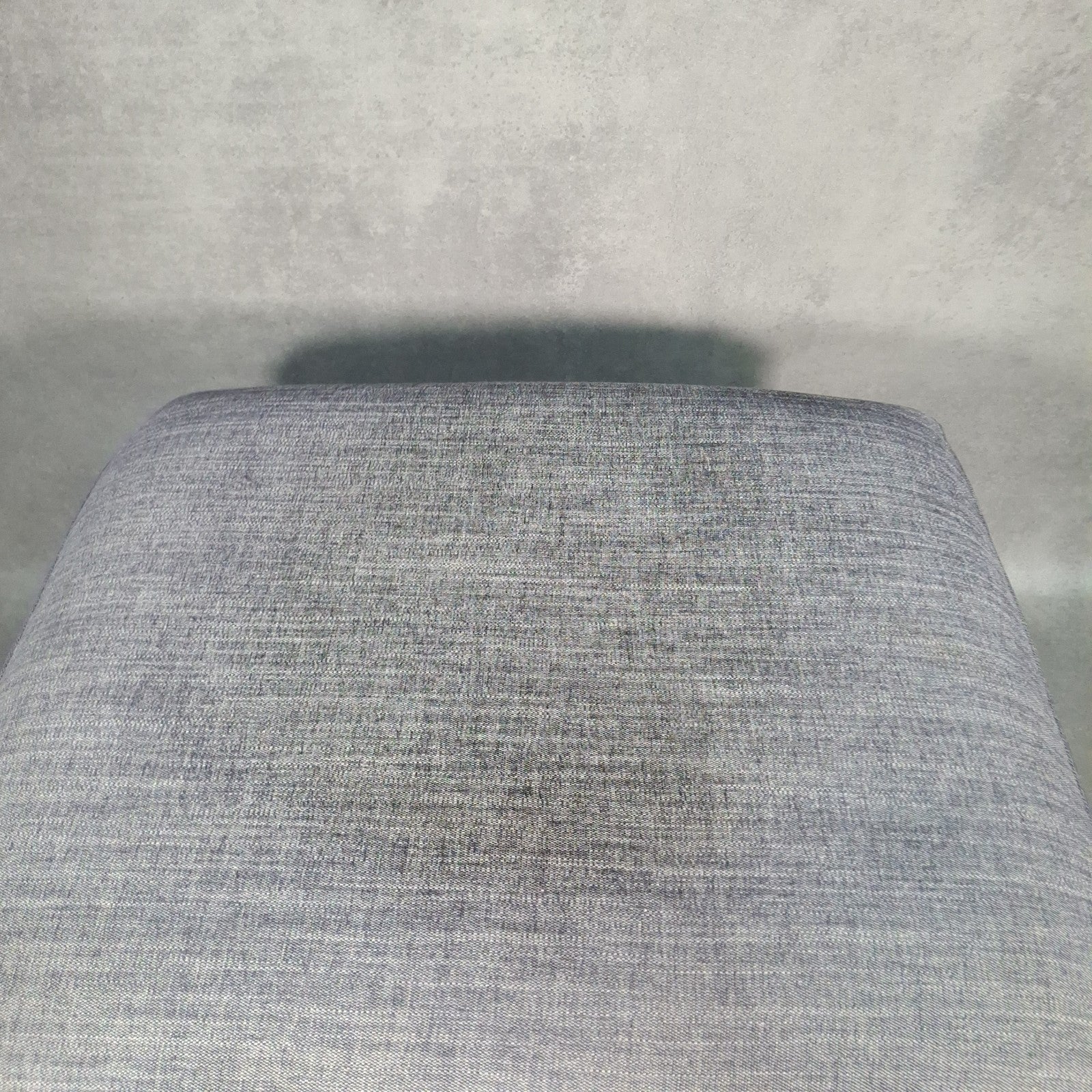 Grey Fabric Lift-Top Storage Ottoman on Castors | Reupholstered | Used