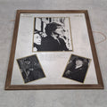 Vintage 1980s John Lennon 1940-1980 Large Framed Picture Mirror Imagine Lyrics