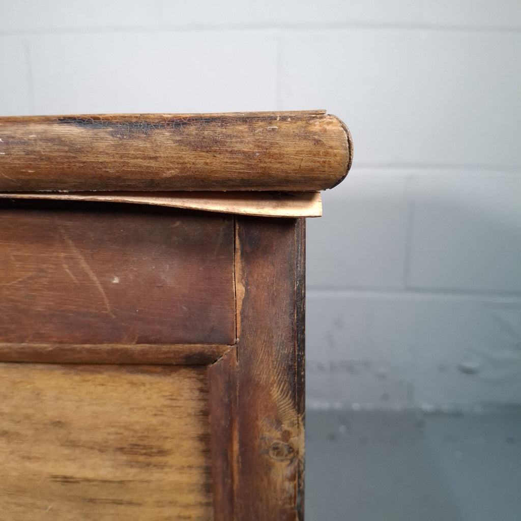 Vintage Oak Arts & Crafts / Art Deco Style Sewing Box Work Table | Used | Restoration Project