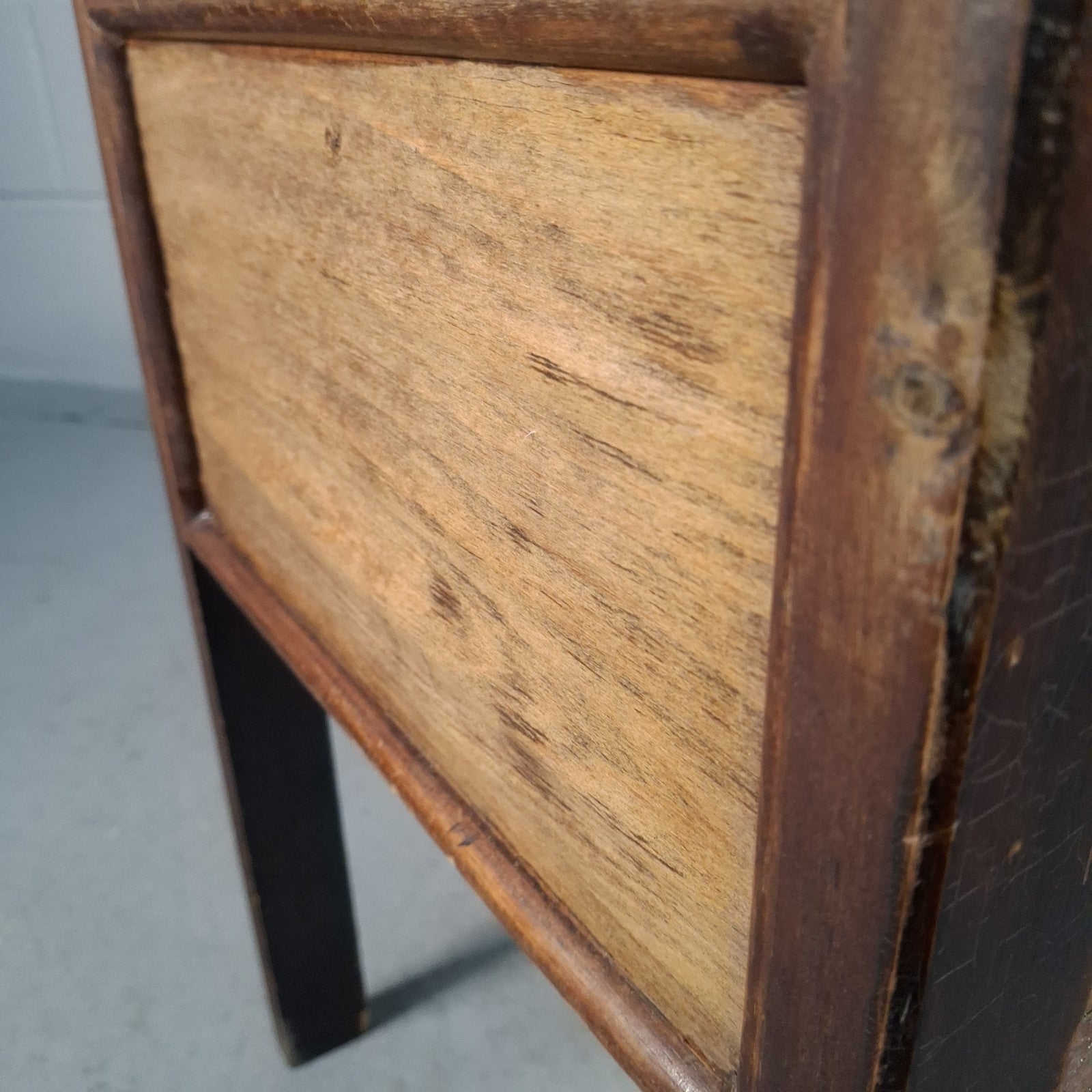 Vintage Oak Arts & Crafts / Art Deco Style Sewing Box Work Table | Used | Restoration Project