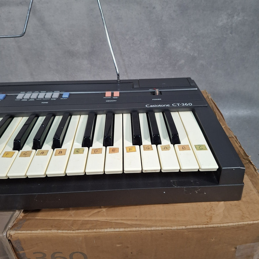 Casio Casiotone CT-360 Vintage Electronic Keyboard - 49 Keys, PCM, Working, Boxed, Used