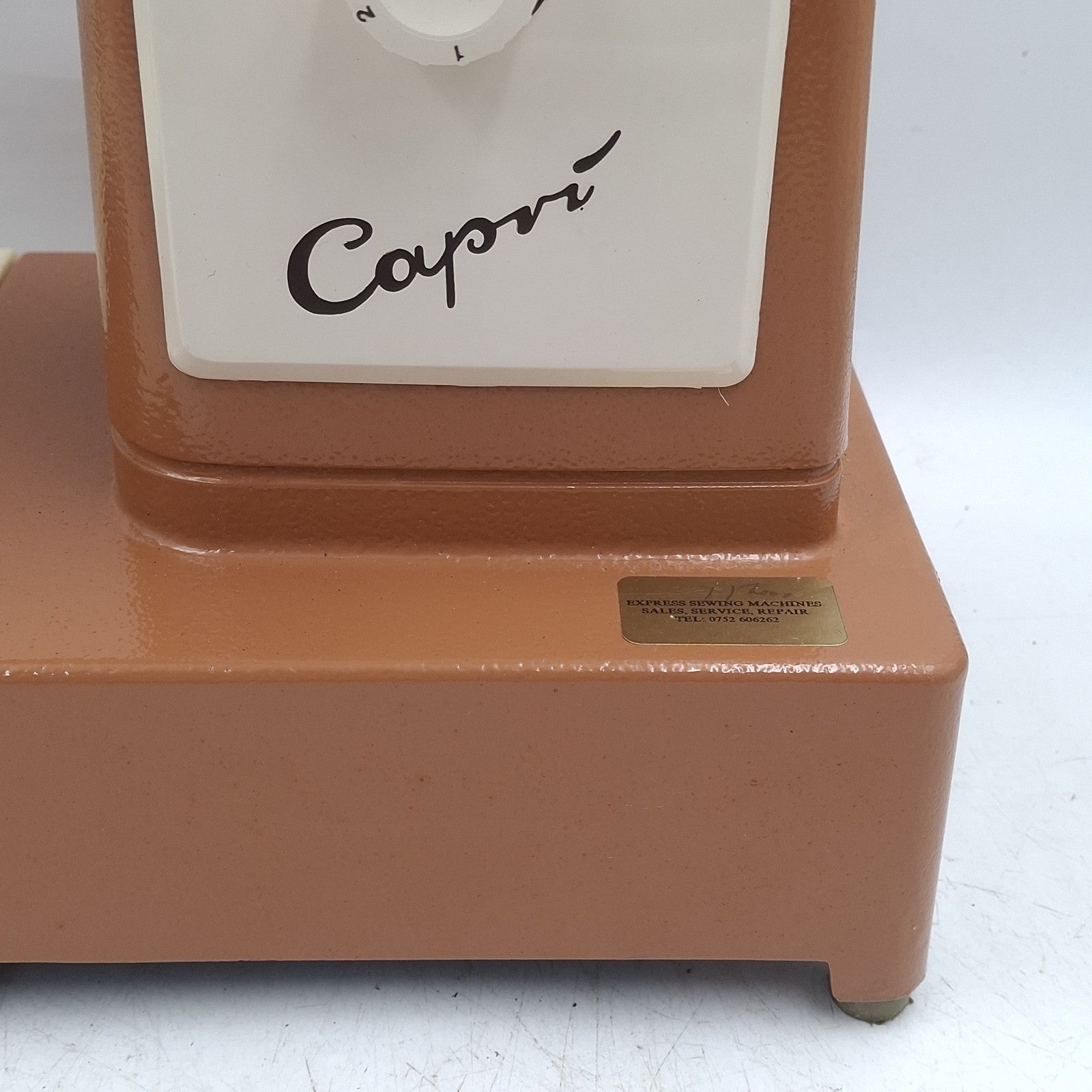 Capri 163 Sewing Machine Untested No Foot Pedal No Case Vintage 1970s