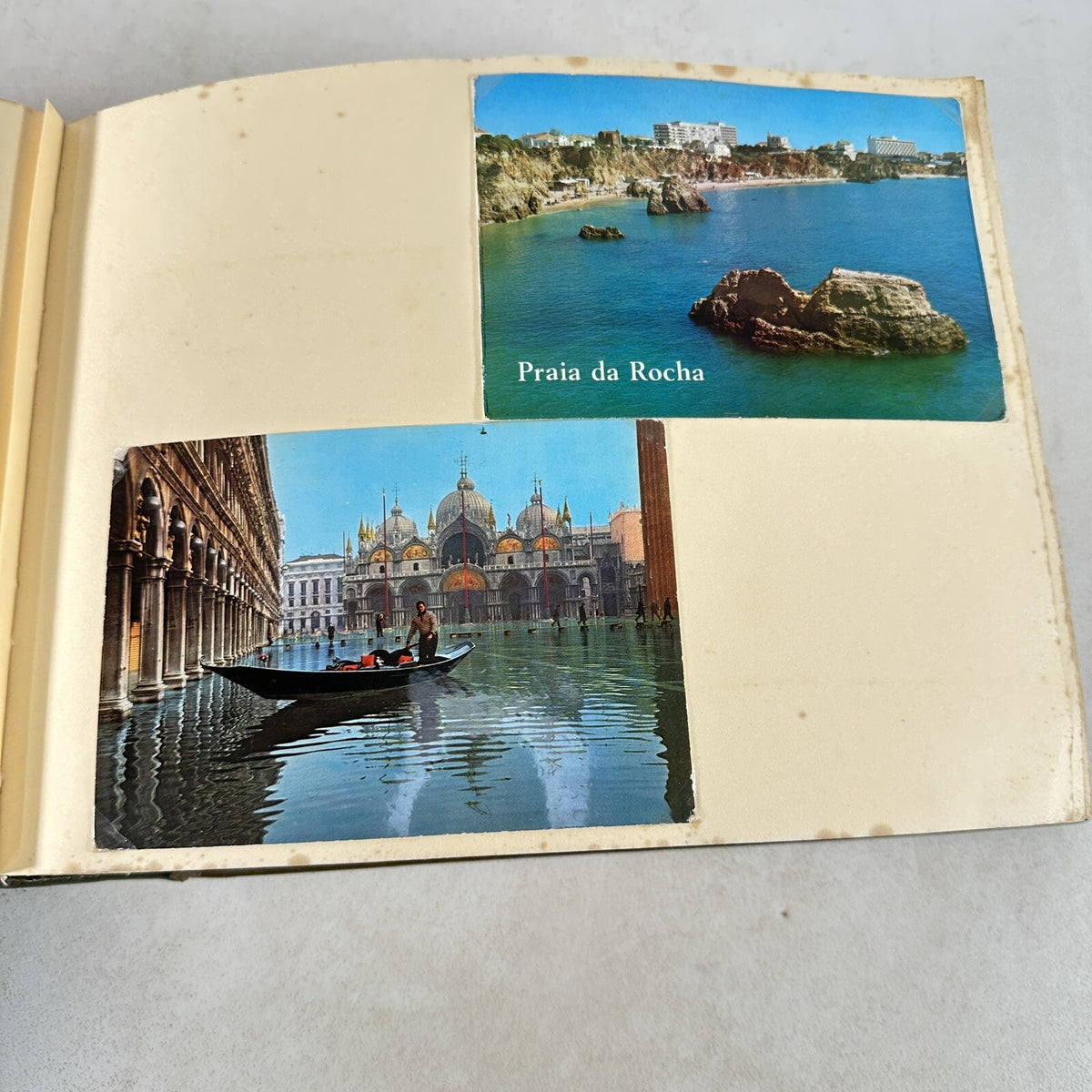 Vintage Postcard Album - 340+ Postcards - Europe & UK - 1950s-1970s - Handwritten Annotations - Used