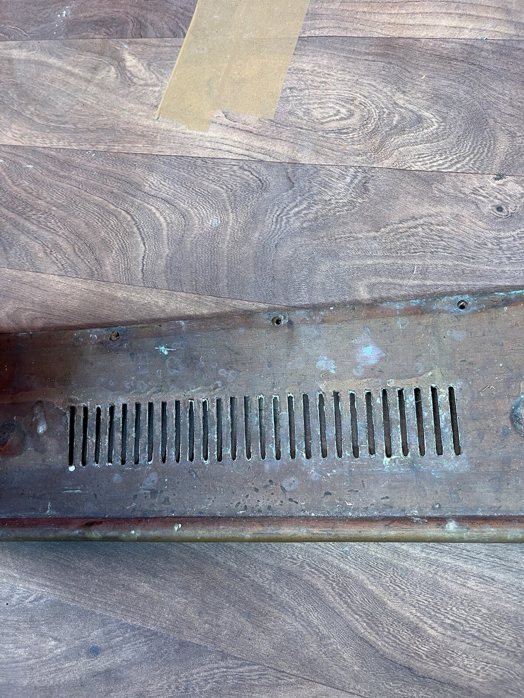 Fireplace Gate Fender Art Deco Nouveau Brass Curb Style Antique Farmhouse
