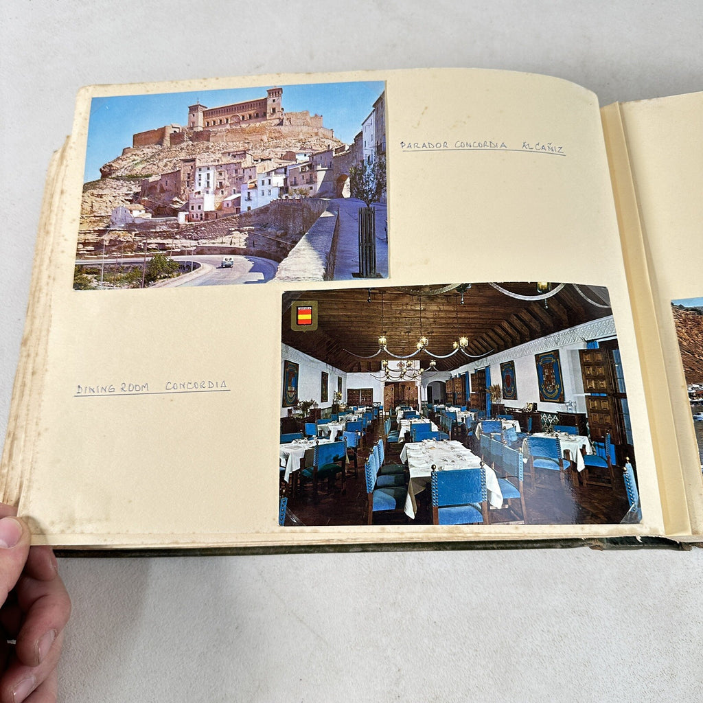 Vintage Postcard Album - 340+ Postcards - Europe & UK - 1950s-1970s - Handwritten Annotations - Used