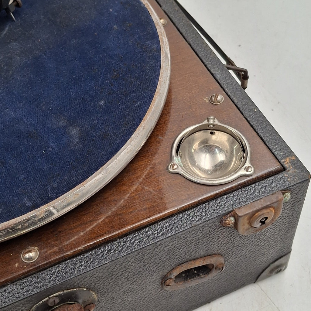 Columbia 202 Portable Wind-Up Gramophone | Vintage Antique 1920s | Used