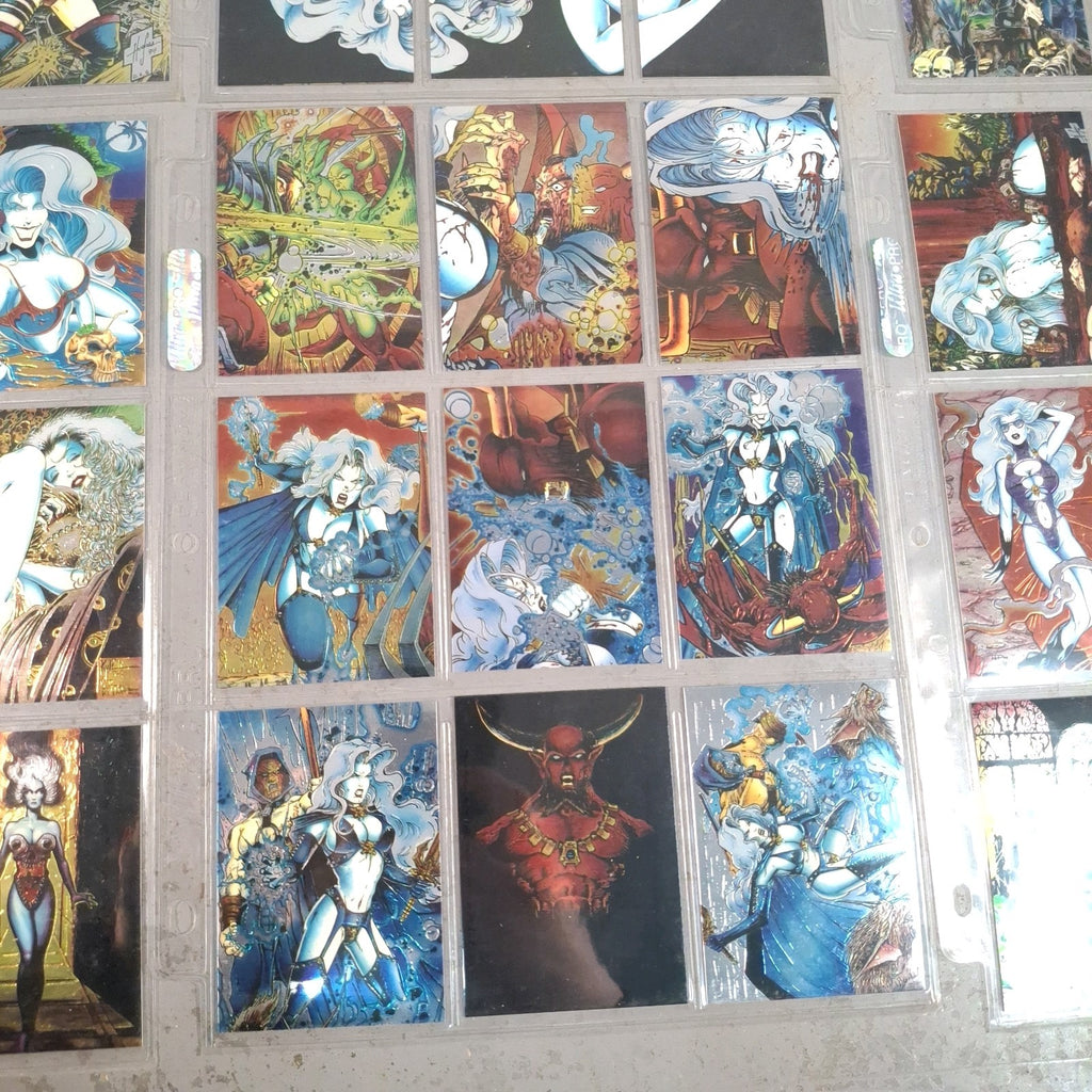 Lady Death 1994 Chromium Trading Card Set #1-100 - Chaos Comics - Complete Set - Pre-Owned