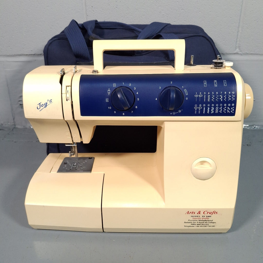 Joys PF-1400 Sewing Machine With Pedal, Instructions & Carry Bag