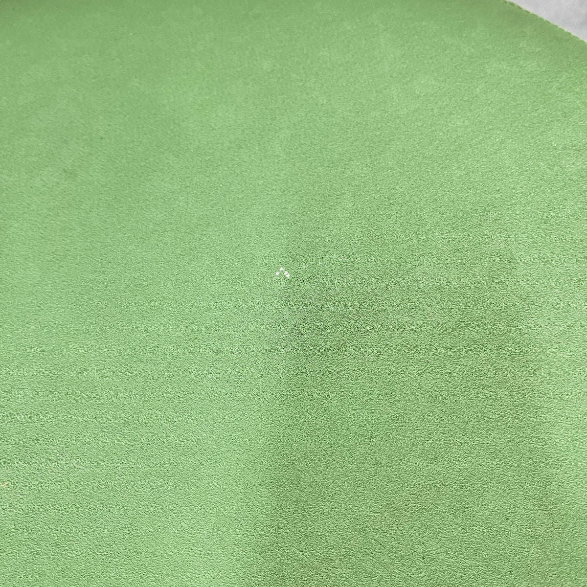 Orangebox Point-S Ottoman Footstool Pouffe - Green Fabric, Aluminium Legs, Used, UK Made 2012