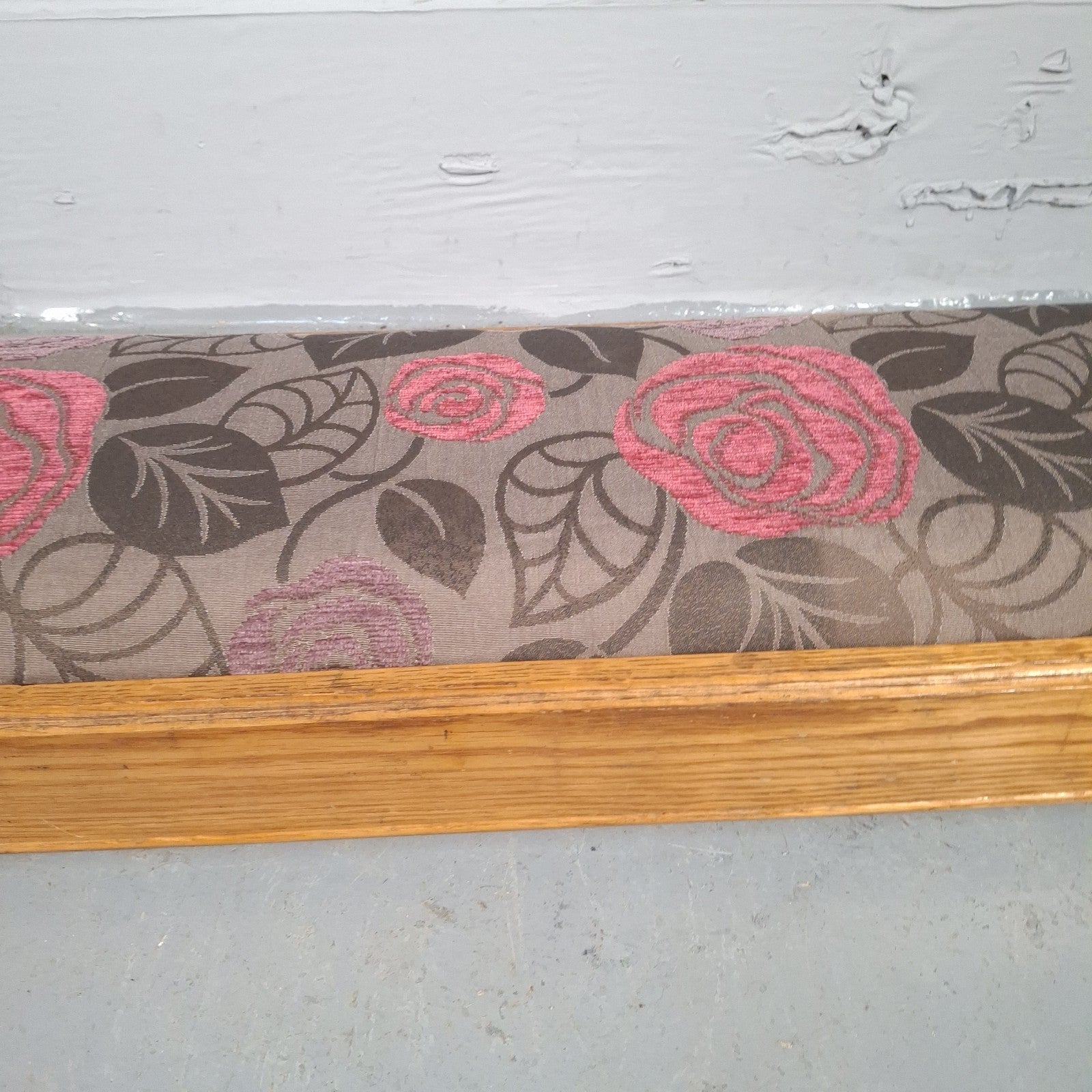 Kneeling Pad Prayer Stool Padded Removable Floral Top With Storage