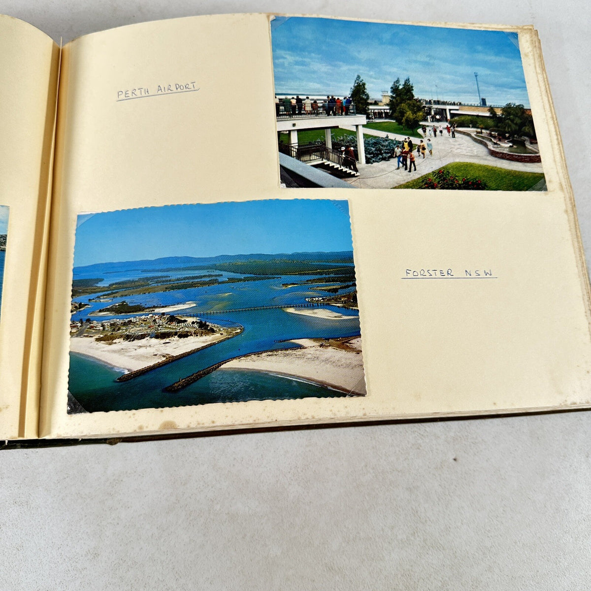 Vintage Postcard Album - 340+ Postcards - Europe & UK - 1950s-1970s - Handwritten Annotations - Used