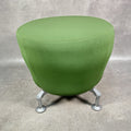 Orangebox POINT-S Soft Seating Ottoman | Green Fabric | Aluminium Legs | 2012 | Used | UK Made