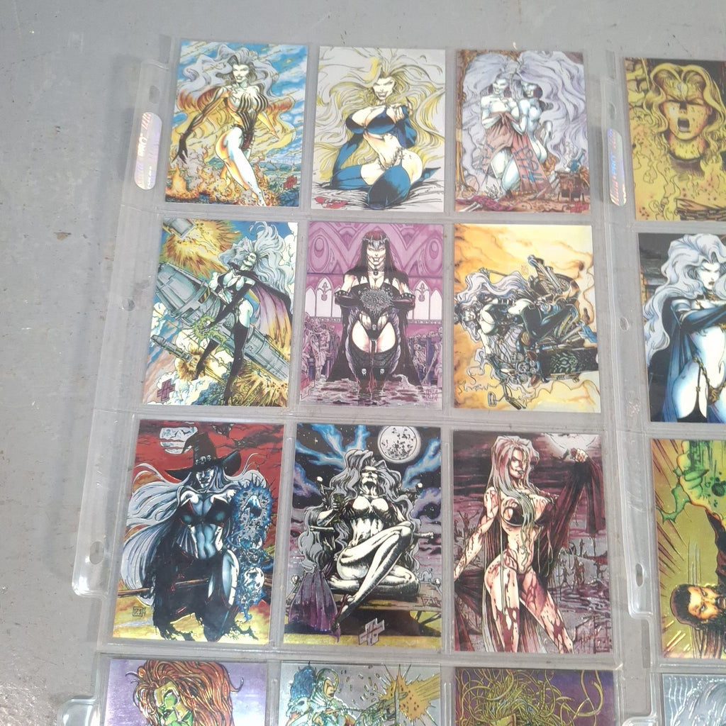 Lady Death 1994 Chromium Trading Card Set #1-100 - Chaos Comics - Complete Set - Pre-Owned
