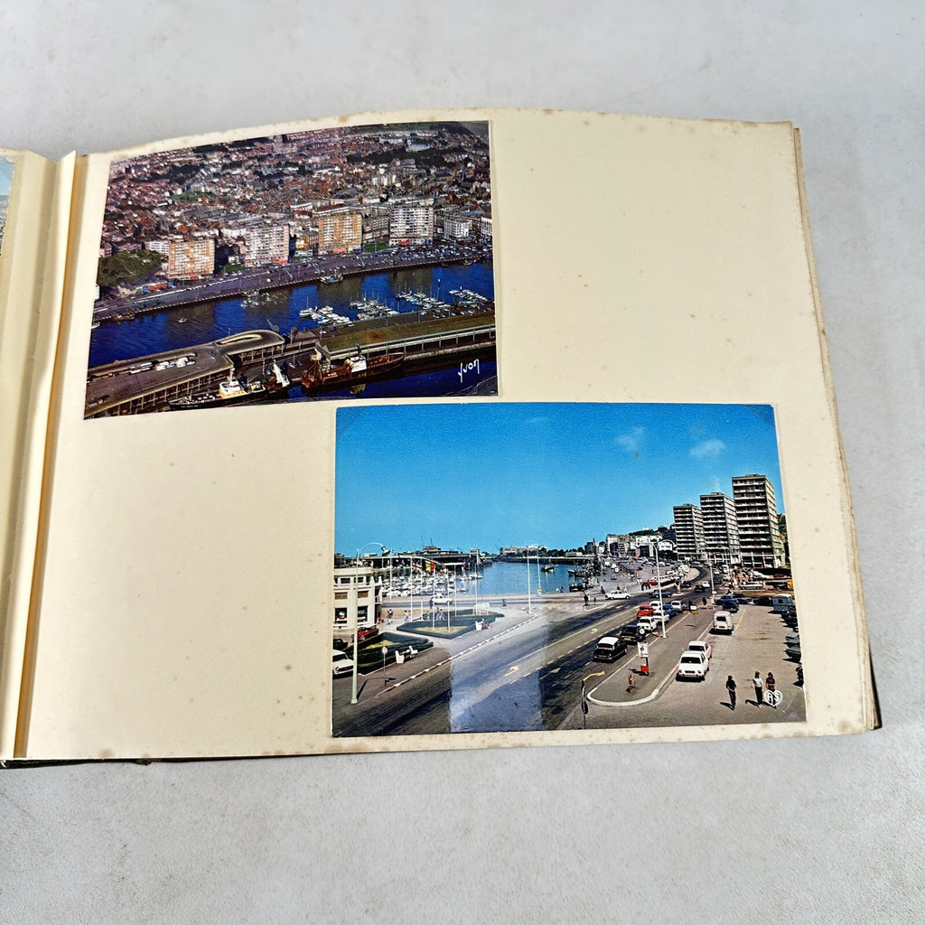 Vintage Postcard Album - 340+ Postcards - Europe & UK - 1950s-1970s - Handwritten Annotations - Used
