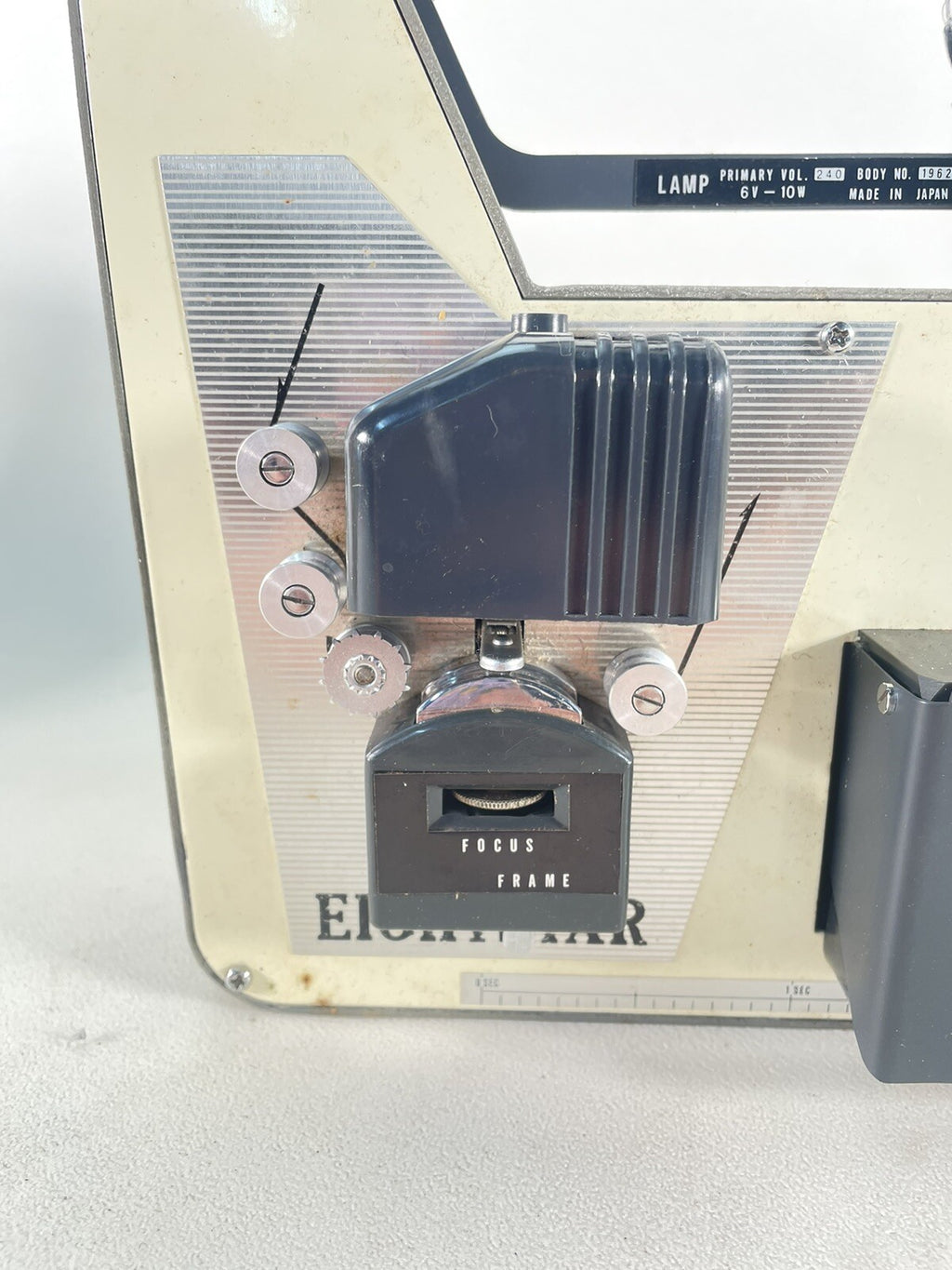 King Eightstar 8mm Film Editor / Viewer - 6V 10W Lamp - Made in Japan - 1960s Vintage - With Original Box - Pre-Owned