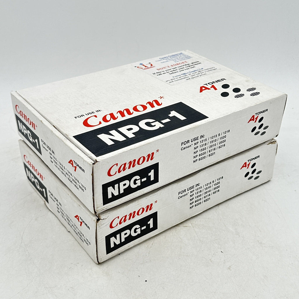 Canon NPG-1 Compatible Black Toner Cartridges x8 (2 x 4-Pack) 190g - New Old Stock