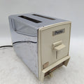 Proctor TJ3 Series 47F 2-Slice Toaster - Vintage Chrome & Cream - Made in USA - 220-240V - Pre-Owned
