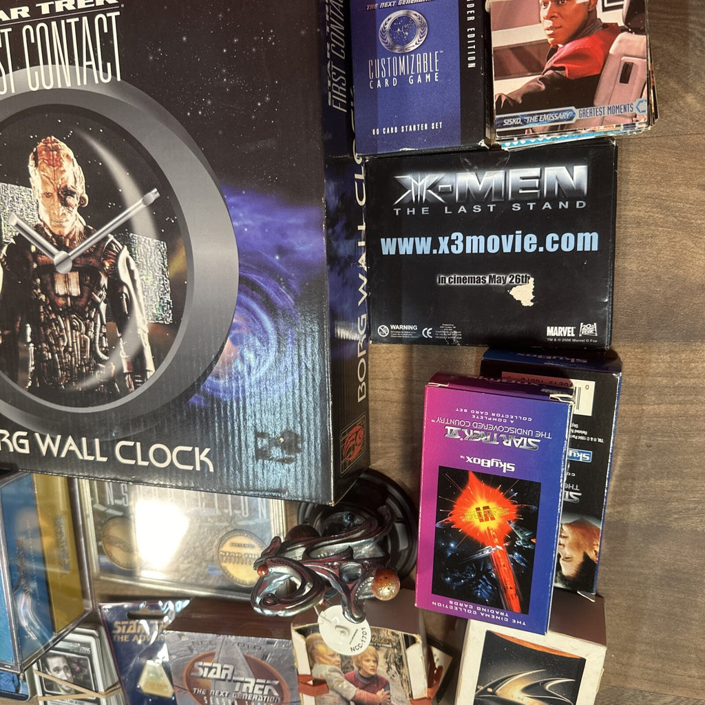 Star Trek Trading Cards Film Cells Framed Photos Etc Collectable Bundle