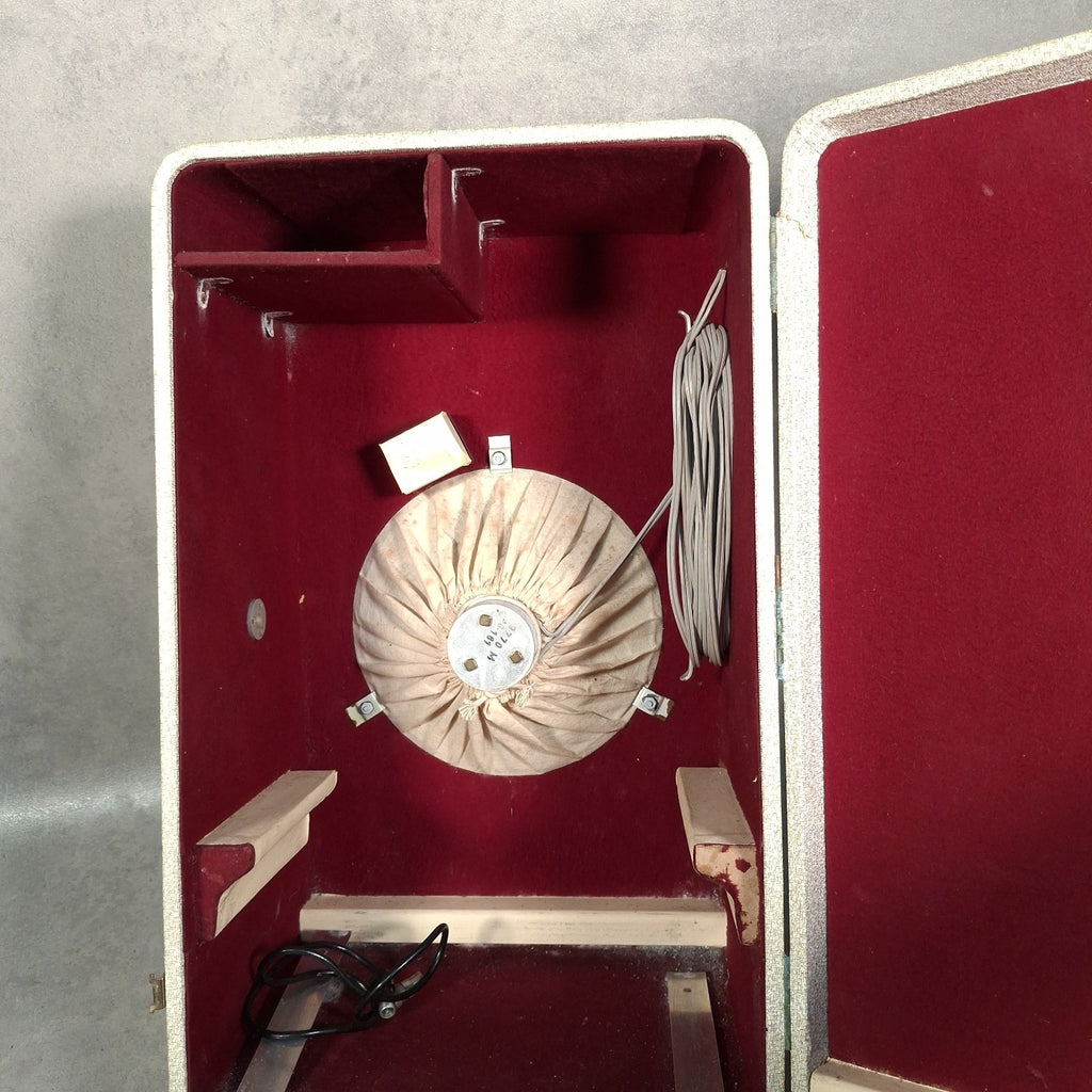 1957 Vintage Cirse Sound 8mm Cine Film Projector in Speaker Case Spares Repairs