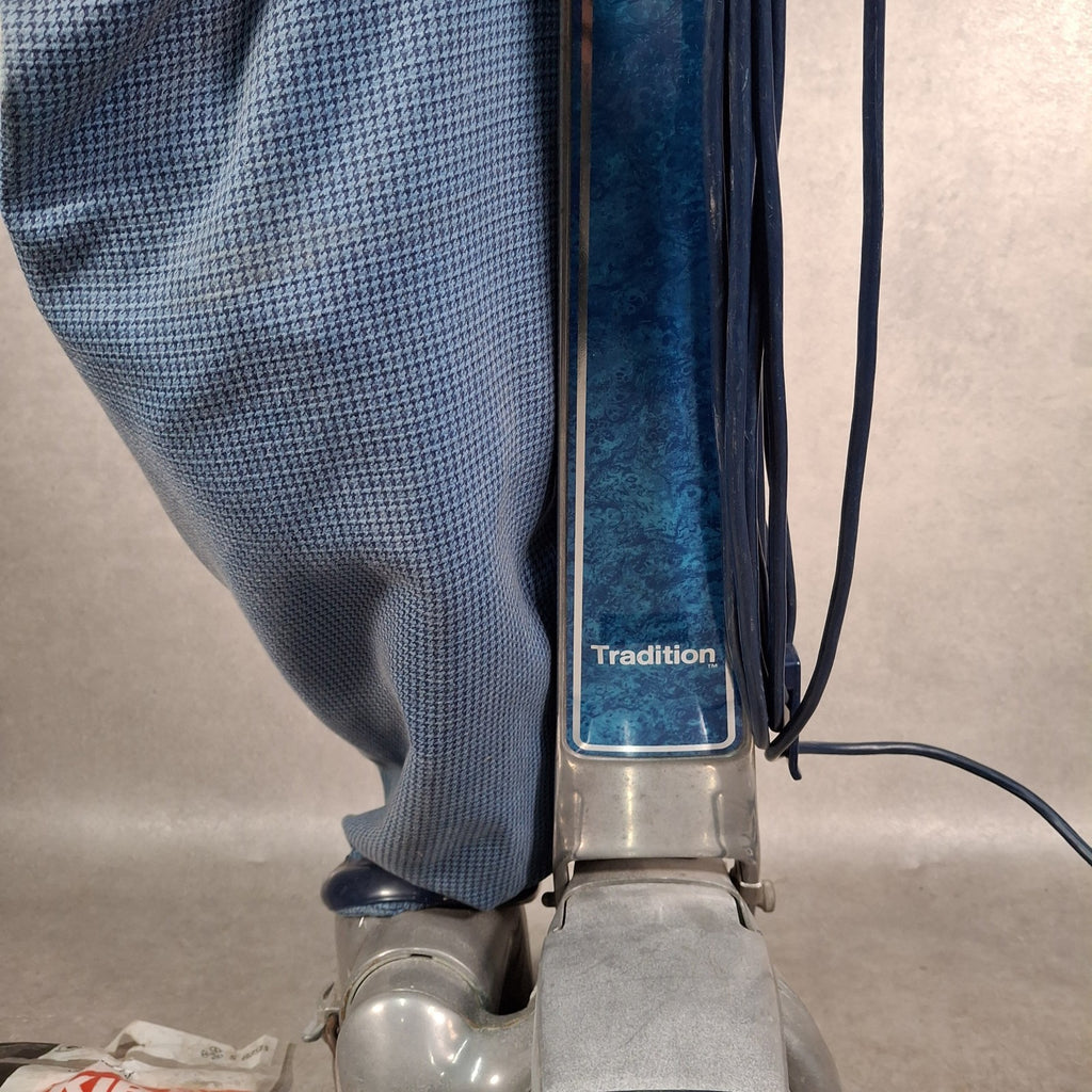 Kirby Tradition 3-CB Vintage Bagged Upright Vacuum Cleaner | Tested & Working | Used | Silver