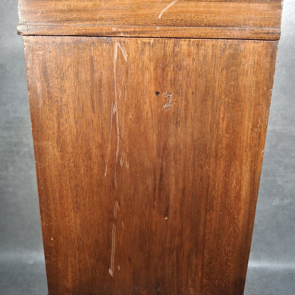 Antique Mahogany Side Cabinet Green Felt Drawer Early 20thC Smoker’s / Music VTG