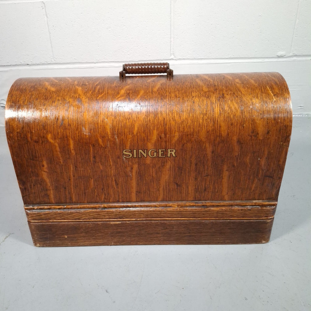 Singer 66K Hand Crank Sewing Machine with Case & Attachments | 1939 | Serial EC340474 | Used