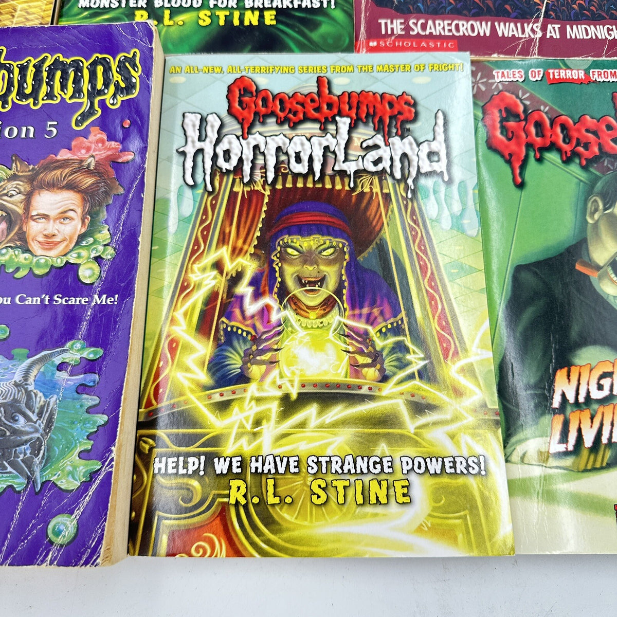 Goosebumps Bundle x11 Books - Original Series & HorrorLand - R.L. Stine - Pre-Owned