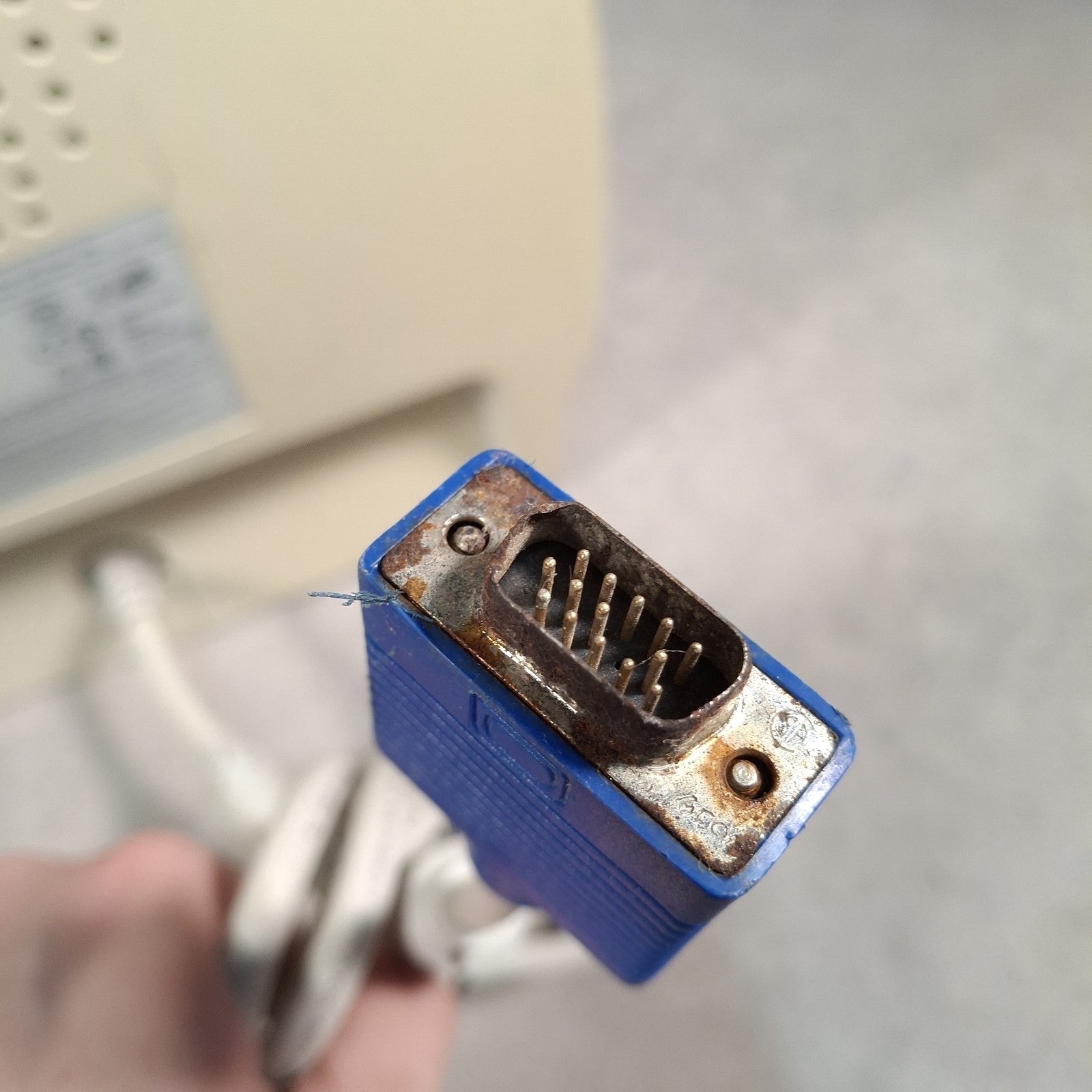 RM RM700-A 17" CRT VGA Monitor | Beige | c.Early 2000s | Faulty / For Parts | Retro Vintage PC
