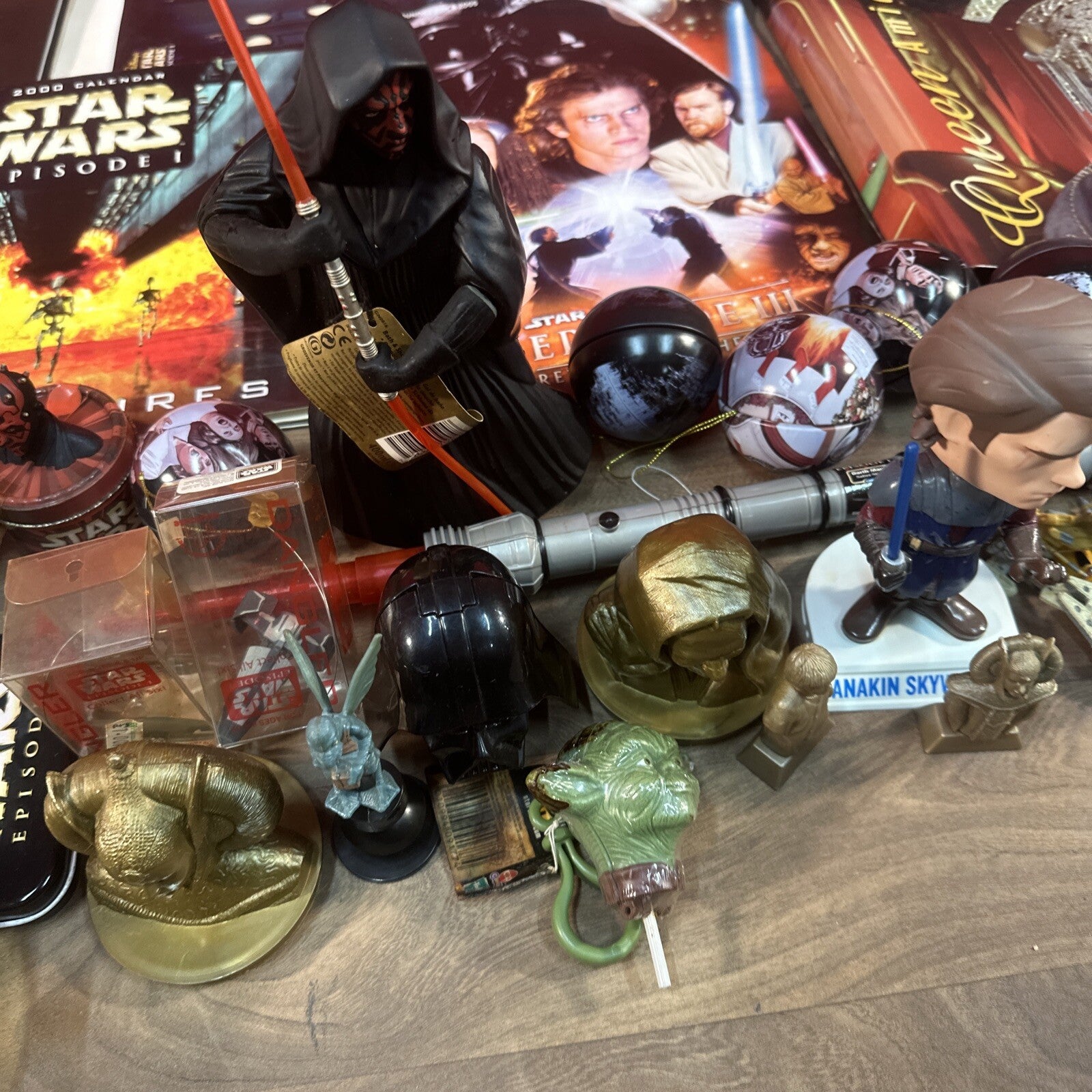 Huge Star Wars Bundle Collection Vintage & Modern Some Rare Bits Toys Books Etc